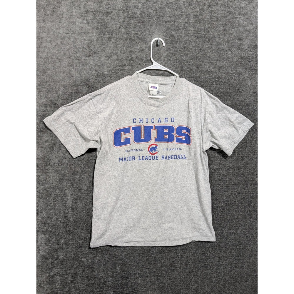 Vintage Chicago Cubs MLB T-Shirt Mens Large Heather Gray 2006 CSA Baseball Tee